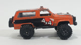 Vintage Yatming Chevy Blazer 4x4 Orange Die Cast Toy Car Vehicle
