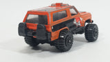 Vintage Yatming Chevy Blazer 4x4 Orange Die Cast Toy Car Vehicle