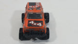 Vintage Yatming Chevy Blazer 4x4 Orange Die Cast Toy Car Vehicle