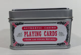 Las Vegas, Nevada Silver City Casino Slots of Fun Playing Cards with Packaging Inside Metal Tin Container