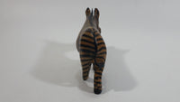 Zebra Carved Wooden Animal Figurine