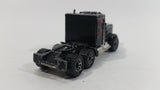 Vintage 1981 Lesney Matchbox Peterbilt Semi Tractor Truck Black 1/80 Scale Die Cast Toy Rig Vehicle