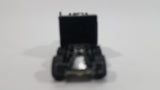 Vintage 1981 Lesney Matchbox Peterbilt Semi Tractor Truck Black 1/80 Scale Die Cast Toy Rig Vehicle
