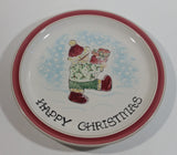 Denby "Happy Christmas" Winter Holiday Themed Collectible Decorative Plate