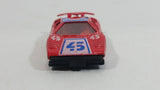 Rare Vintage Yatming Style Lamborghini Countach #45 Red Die Cast Toy Exotic Car Vehicle with Opening Rear Hood Made in Hong Kong