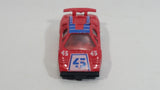 Rare Vintage Yatming Style Lamborghini Countach #45 Red Die Cast Toy Exotic Car Vehicle with Opening Rear Hood Made in Hong Kong