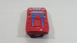 Rare Vintage Yatming Style Lamborghini Countach #45 Red Die Cast Toy Exotic Car Vehicle with Opening Rear Hood Made in Hong Kong