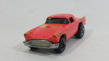 1987 Hot Wheels Color Racers '57 T-Bird 1957 Ford Thunder Bird Pink Peach Orange Die Cast Toy Car Vehicle