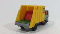 Vintage 1979 Lesney Matchbox Refuse Truck No. 36 Green Yellow Garbage Pickup Die Cast Toy Car Vehicle