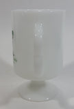 Vintage Little Blarney Castle Portland Oregon Leprechaun Irish Themed Milk Glass Coffee Mug Souvenir Travel Collectible