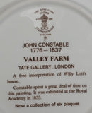 Vintage Crown Staffordshire Valley Farm Tate Gallery London by John Constable 8" Fine Bone China Collector Plate - Treasure Valley Antiques & Collectibles