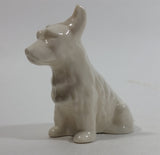 Vintage 1965-1980 Belleek Ireland Scottish West Highland Terrier Porcelain White Dog Figurine