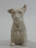 Vintage 1965-1980 Belleek Ireland Scottish West Highland Terrier Porcelain White Dog Figurine