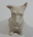 Vintage 1965-1980 Belleek Ireland Scottish West Highland Terrier Porcelain White Dog Figurine