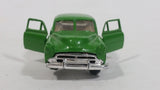 Vintage ERTL Replica '51' Chevrolet Flat Green Die Cast Toy Classic Car Vehicle with Opening Doors