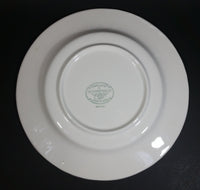 Franco Giroogi by Quadrifoglio White Embossed Roses 10 1/2" Dinner Plate Made in Italy