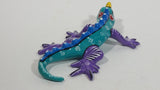 Colorfully Hand Painted Ceramic Lizard Gecko Ornament Folk Art