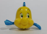 1996 Disney's The Little Mermaid Flounder Fish Character Yellow and Blue Plastic McDonald's Happy Meal Toy