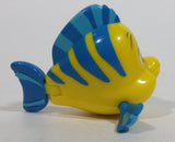 1996 Disney's The Little Mermaid Flounder Fish Character Yellow and Blue Plastic McDonald's Happy Meal Toy