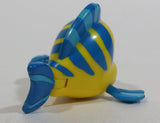 1996 Disney's The Little Mermaid Flounder Fish Character Yellow and Blue Plastic McDonald's Happy Meal Toy
