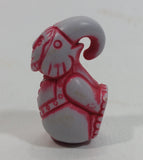 1998 Kinder Surprise K98n105 Circus Elephant Circus Clown Grey and Red Soapstone Style Toy Figurine