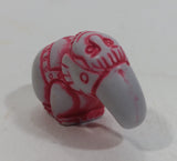 1998 Kinder Surprise K98n105 Circus Elephant Circus Clown Grey and Red Soapstone Style Toy Figurine