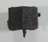Vintage Miniature Cuckoo Clock Metal Pencil Sharpener Doll House Furniture Size with Moving Parts