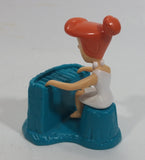 1997 Hanna Barbera Wilma Flintstone Playing Piano Cartoon Character Plastic Toy Animated TV Show Collectible - Dairy Queen