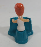 1997 Hanna Barbera Wilma Flintstone Playing Piano Cartoon Character Plastic Toy Animated TV Show Collectible - Dairy Queen
