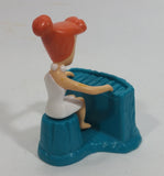 1997 Hanna Barbera Wilma Flintstone Playing Piano Cartoon Character Plastic Toy Animated TV Show Collectible - Dairy Queen