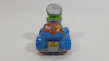 1987 Playskool The Muppets Sesame Street Green Oscar The Grouch Blue Die Cast Toy Car Vehicle - Treasure Valley Antiques & Collectibles