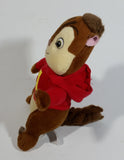 Alvin and The Chipmunks "Alvin" 8 1/2" Red Hooded Cartoon Character Stuffed Animal Plush
