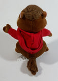 Alvin and The Chipmunks "Alvin" 8 1/2" Red Hooded Cartoon Character Stuffed Animal Plush