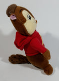 Alvin and The Chipmunks "Alvin" 8 1/2" Red Hooded Cartoon Character Stuffed Animal Plush
