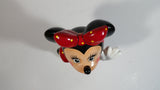 Vintage 1989 Walt Disney Minnie Mouse Waving Cartoon Character 9" Tall Hand Painted Ceramic Ornament Signed and Dated
