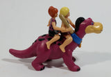 1990s U.C.S. and Amblin Dakin Hanna Barbera The Flintstones Pebbles and Bamm-Bamm Riding Dino PVC Toy Figure Cartoon TV Show Collectible - Treasure Valley Antiques & Collectibles