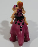 1990s U.C.S. and Amblin Dakin Hanna Barbera The Flintstones Pebbles and Bamm-Bamm Riding Dino PVC Toy Figure Cartoon TV Show Collectible - Treasure Valley Antiques & Collectibles