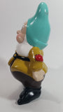 Walt Disney Snow White and the Seven Dwarfs "Happy" 8" Tall Hand Painted Ceramic Ornament