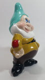 Walt Disney Snow White and the Seven Dwarfs "Happy" 8" Tall Hand Painted Ceramic Ornament
