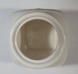 Bombay Company White Embossed Floral Design Creamer, Sugar Bowl, Tea Cup Set