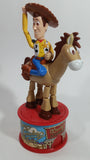 1999 Disney Pixar Toy Story 2 Woody Character Plastic Candy Dispenser Toy Animated Movie Film Collectible - McDonald's Happy Meals