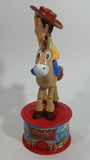 1999 Disney Pixar Toy Story 2 Woody Character Plastic Candy Dispenser Toy Animated Movie Film Collectible - McDonald's Happy Meals
