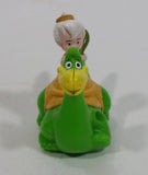 1991 Denny's Restaurants Hanna Barbera The Flintstones Bamm Bamm Riding Green Dinosaur Pullback Friction Motorized Toy Car Vehicle TV Show Cartoon Collectible