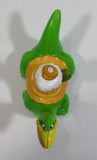 1991 Denny's Restaurants Hanna Barbera The Flintstones Bamm Bamm Riding Green Dinosaur Pullback Friction Motorized Toy Car Vehicle TV Show Cartoon Collectible
