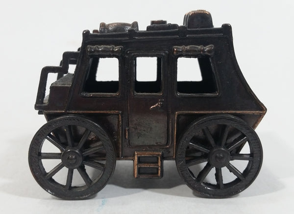 Vintage Miniature Old Western StageCoach Wagon Carriage Vehicle Metal Pencil Sharpener Doll House Furniture Size