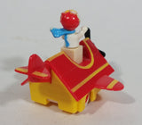 Vintage 1989 Peanuts Gang Pop Mobiles United Features Syndicate Snoopy Flying Ace Doghouse Plastic Toy McDonald's Happy Meals