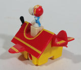 Vintage 1989 Peanuts Gang Pop Mobiles United Features Syndicate Snoopy Flying Ace Doghouse Plastic Toy McDonald's Happy Meals