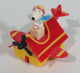 Vintage 1989 Peanuts Gang Pop Mobiles United Features Syndicate Snoopy Flying Ace Doghouse Plastic Toy McDonald's Happy Meals