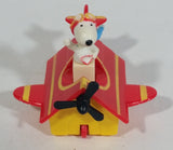 Vintage 1989 Peanuts Gang Pop Mobiles United Features Syndicate Snoopy Flying Ace Doghouse Plastic Toy McDonald's Happy Meals