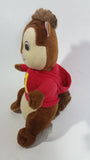 Alvin and The Chipmunks "Alvin" 8 1/2" Red Hooded Cartoon Character Stuffed Animal Plush